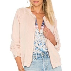 Sanctuary‎ Pink Pilot Bomber Jacket Blush Pink Size Small